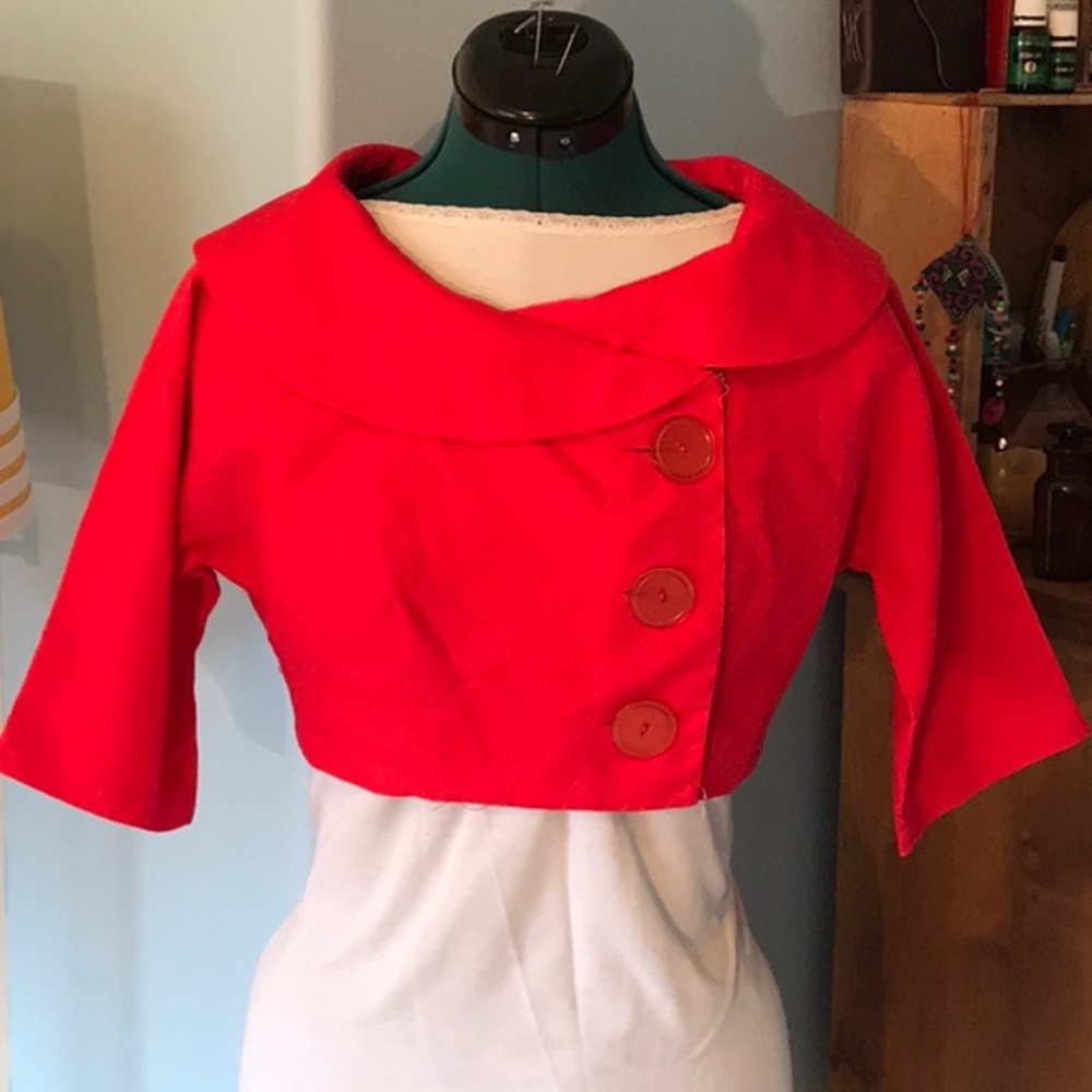 VINTAGE  JACKET  HAND SEWN  SZ. S